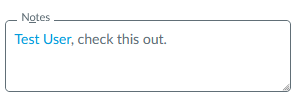 User Mentions