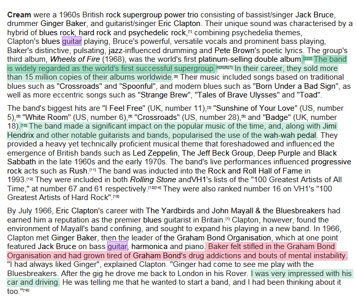 Sentiment highlighting
